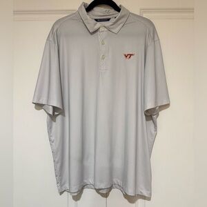 Cutter And Buck VT Virginia Tech Hokies Polo Short Sleeve Sz‎ XL NWOT